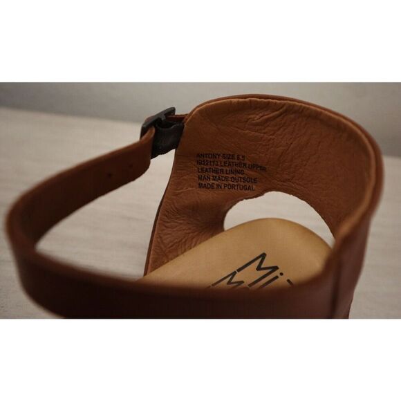 Miz Mooz IB22173 Women's Sz 8.5M Brandy Brown Antony Flat Comfort Sandals - Picture 5 of 9